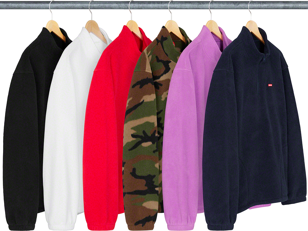 supreme half zip fleece