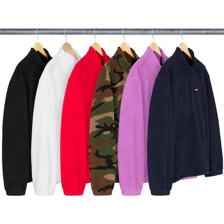 Supreme Polartec Half Zip Pullover for fall winter 19 season