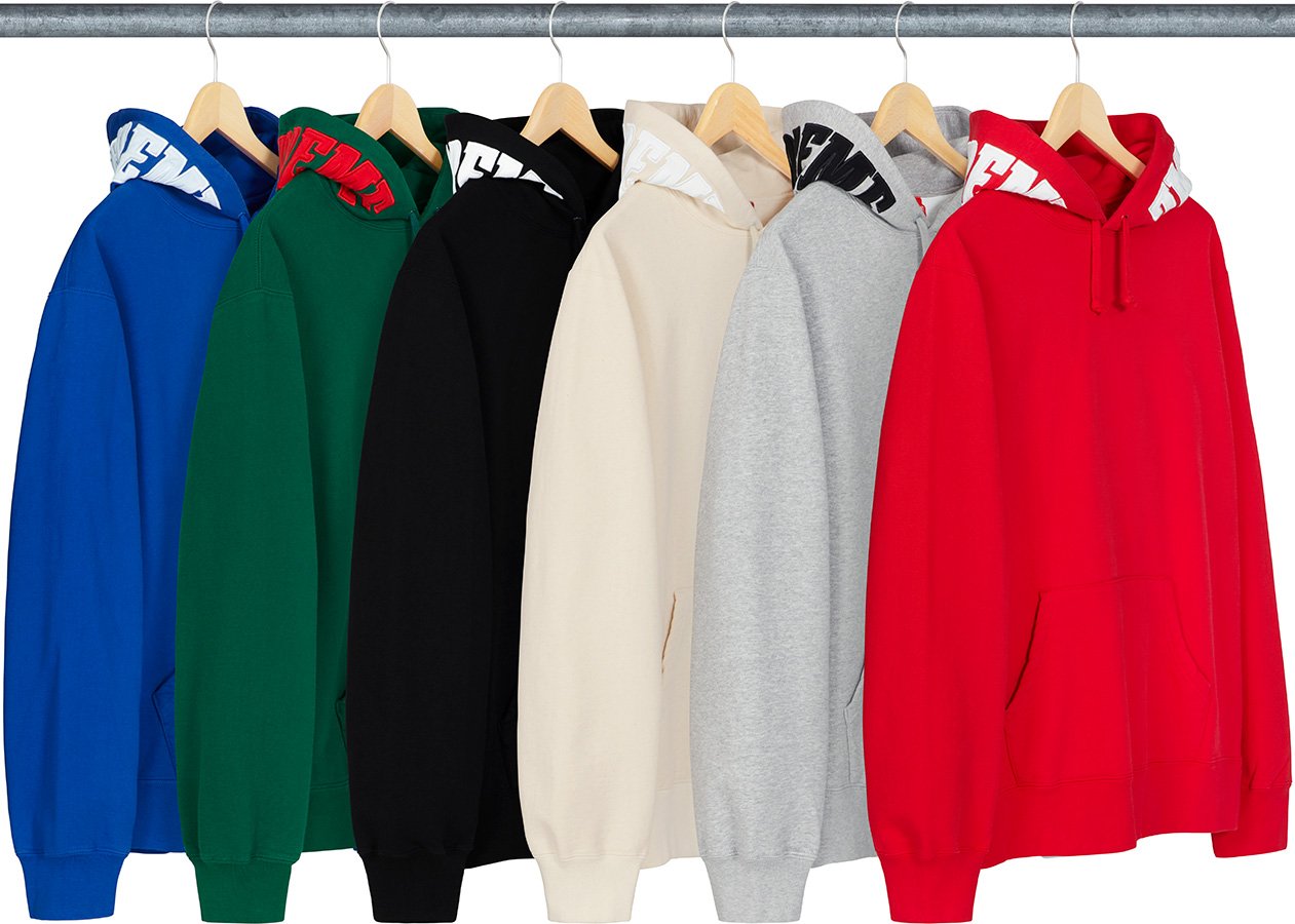 Mirrored Logo Hooded Sweatshirt - fall winter 2019 - Supreme