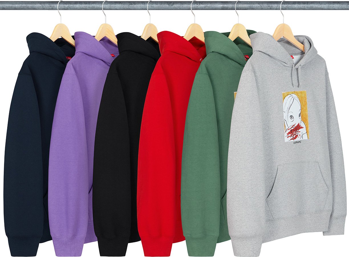 Nose Bleed Hooded Sweatshirt grey S