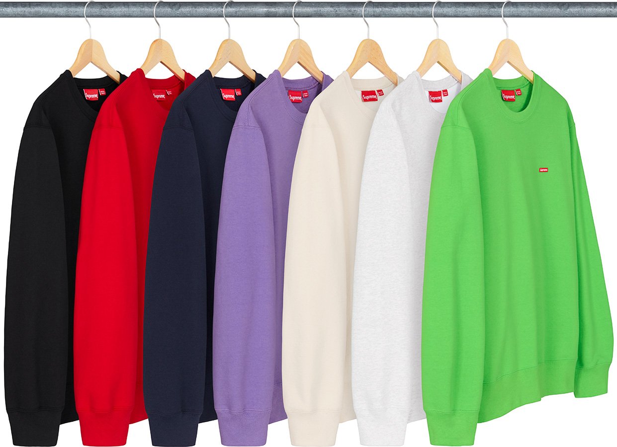 新品 2019 F/w Supreme Small Box Crewneck