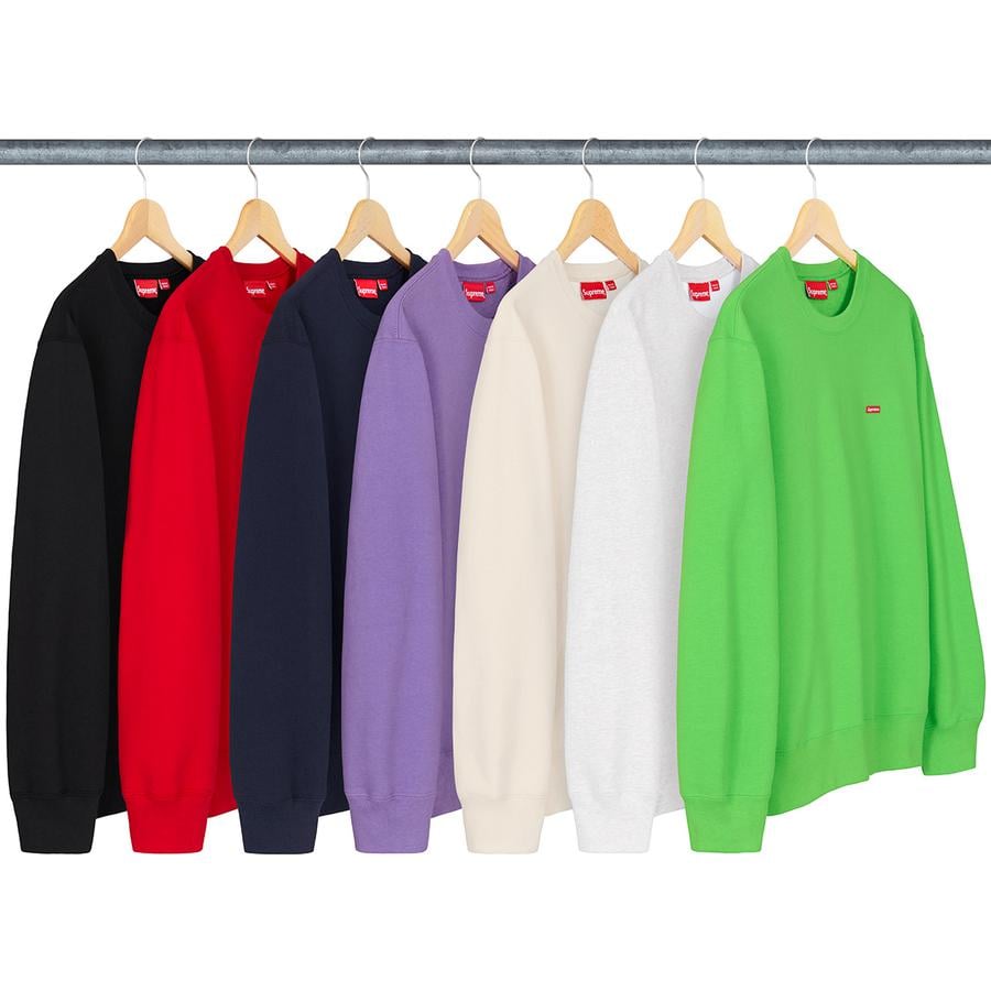 Supreme Small Box Crewneck for fall winter 19 season