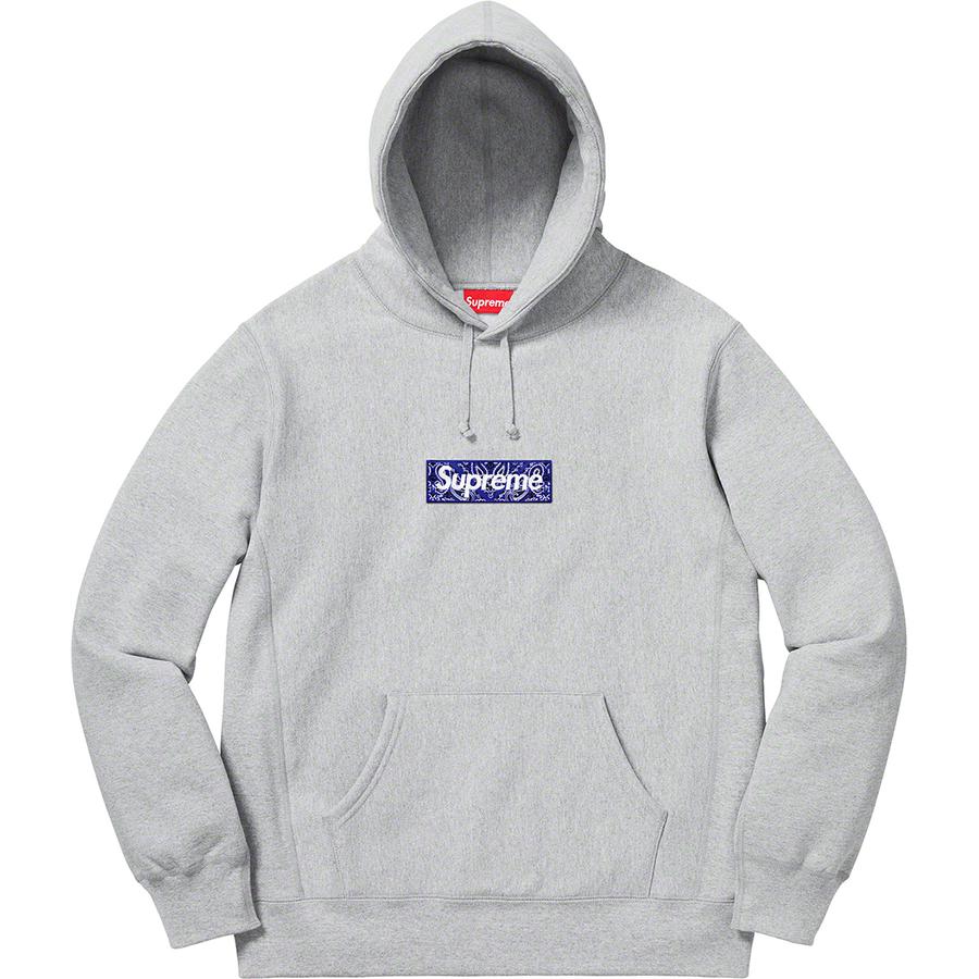 Bandana Box Logo Hooded Sweatshirt - fall winter 2019 - Supreme