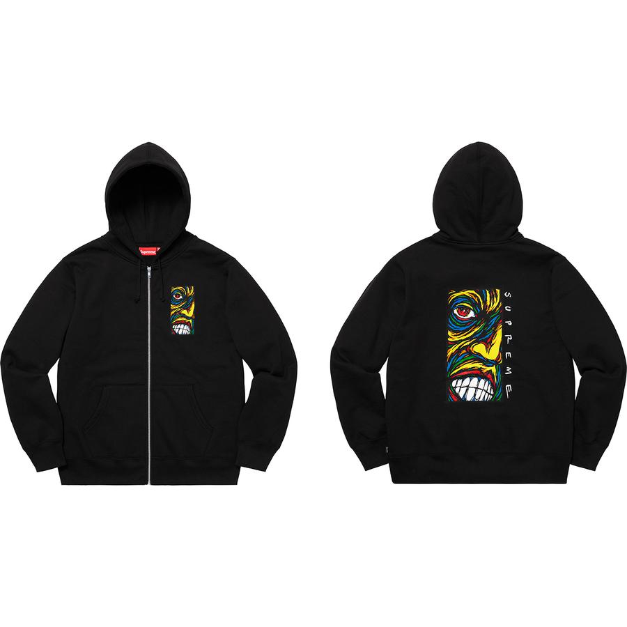 Details on Disturbed Zip Up Hooded Sweatshirt  from fall winter 2019 (Price is $168)