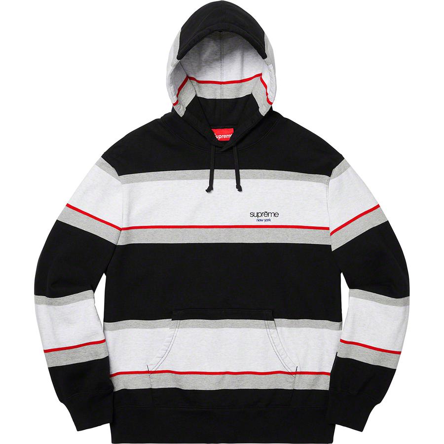 Details on Stripe Hooded Sweatshirt  from fall winter
                                                    2019 (Price is $158)