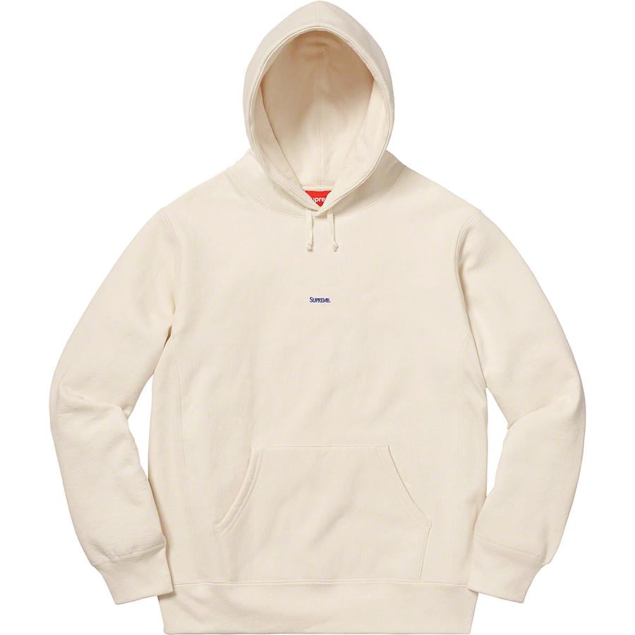 Details on Micro Logo Hooded Sweatshirt  from fall winter
                                                    2019 (Price is $158)