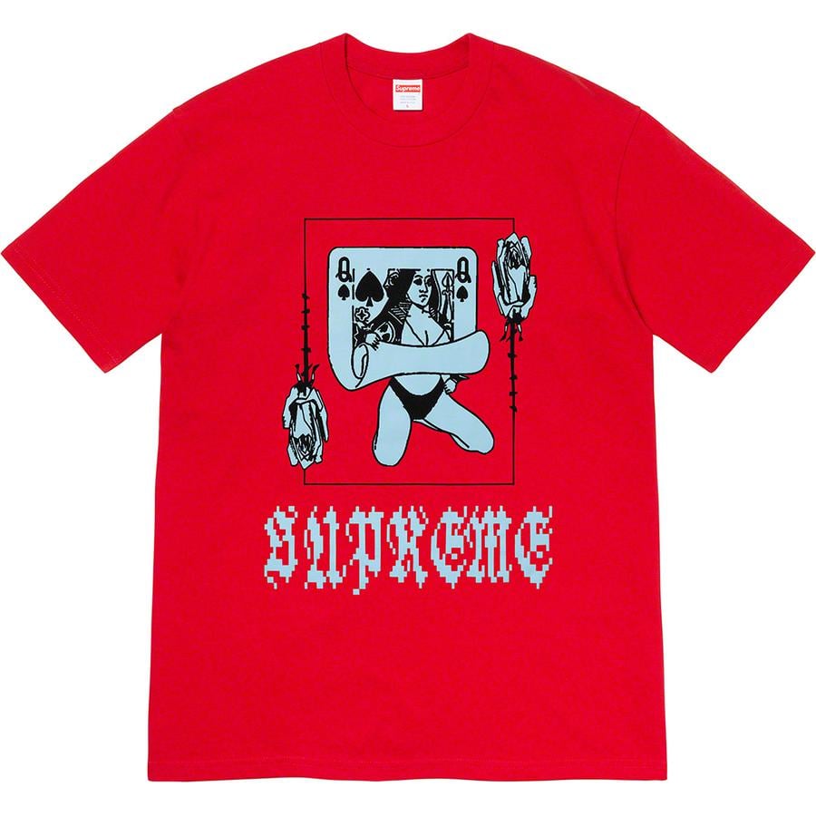 Supreme Queen Tee released during fall winter 19 season