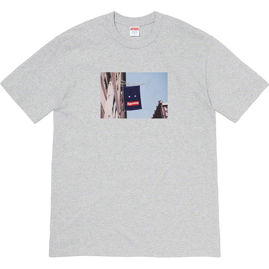 Details on Banner Tee from fall winter
                                            2019 (Price is $38)