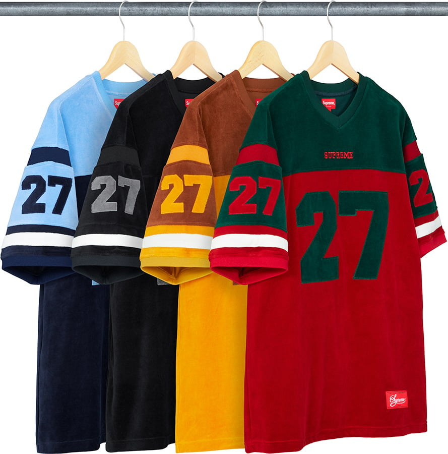 Velour Football Jersey - fall winter 2019 - Supreme