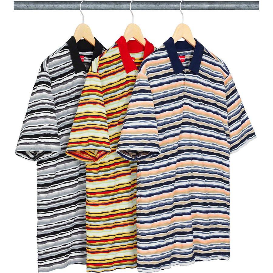 Details on Textured Stripe Polo from fall winter 2019 (Price is $88)