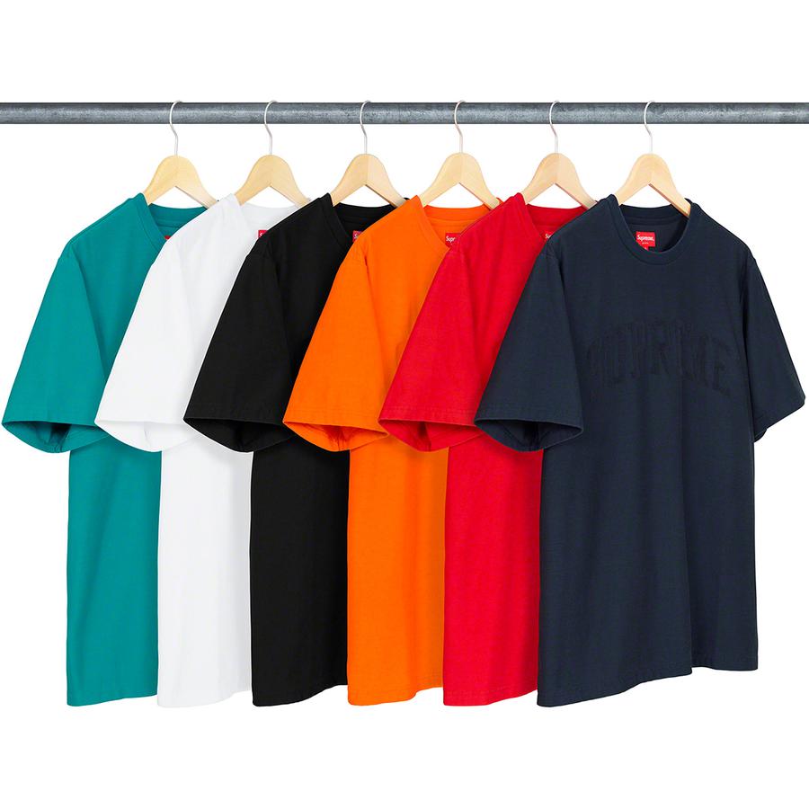 Supreme Chenille Arc Logo S S Top released during fall winter 19 season