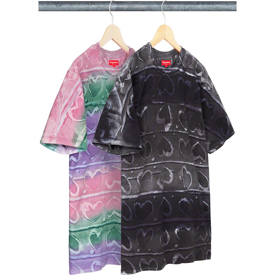 Supreme Hearts Dyed S S Top releasing on Week 3 for fall winter 19