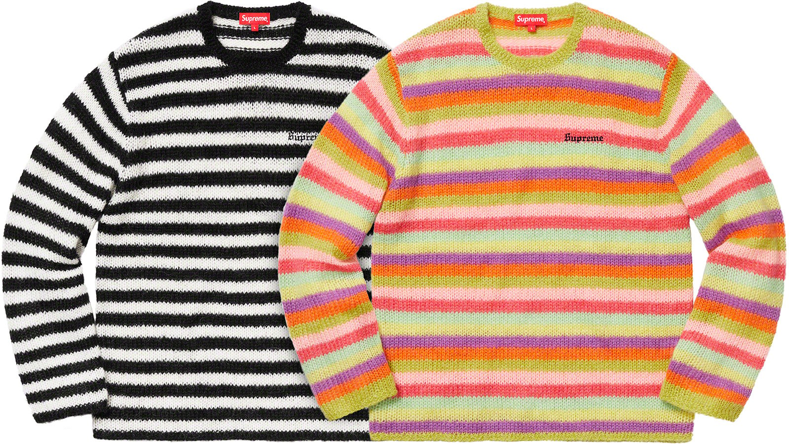 Stripe Mohair Sweater - fall winter 2019 - Supreme