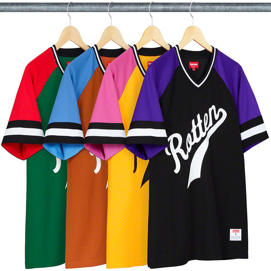 Supreme Rotten Baseball Top for fall winter 19 season