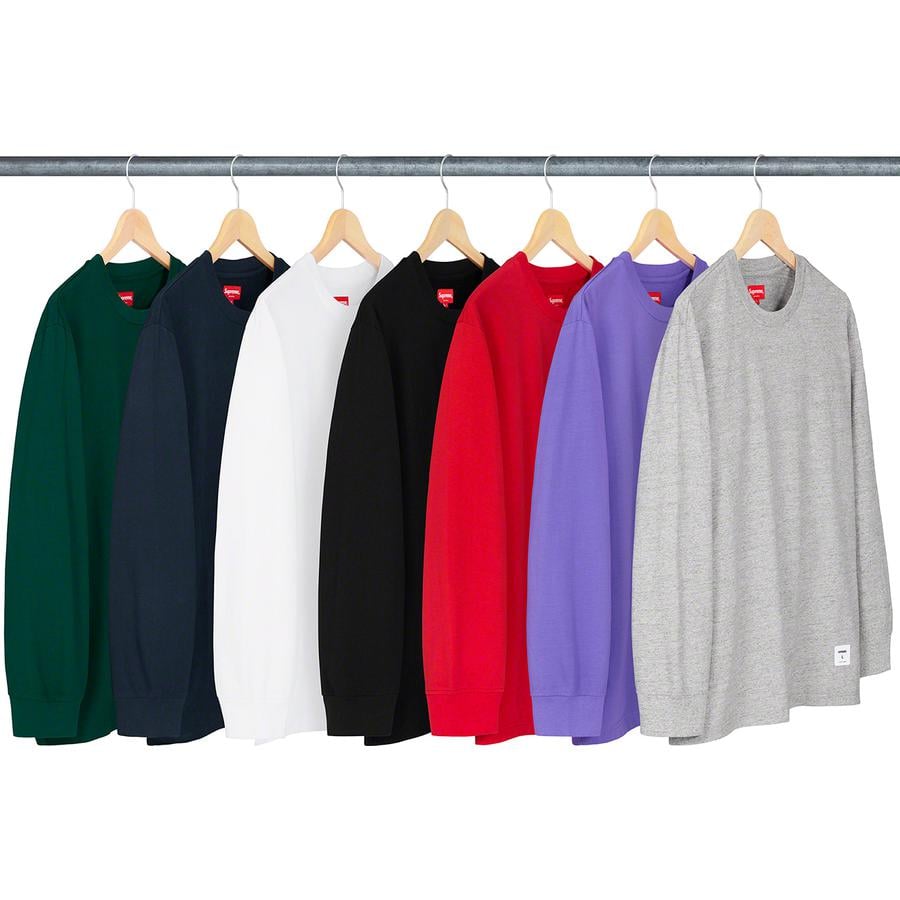 Supreme Trademark L S Top released during fall winter 19 season