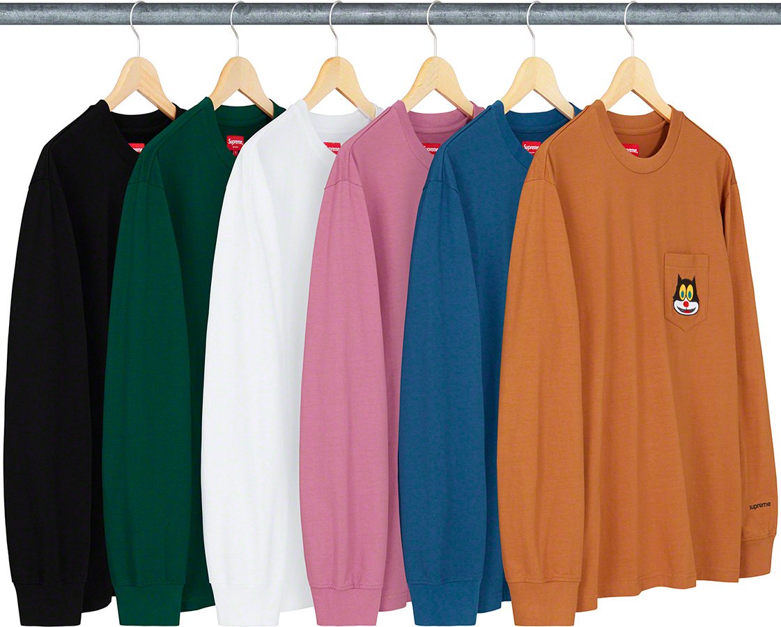 Cat L S Pocket Tee   fall winter    Supreme