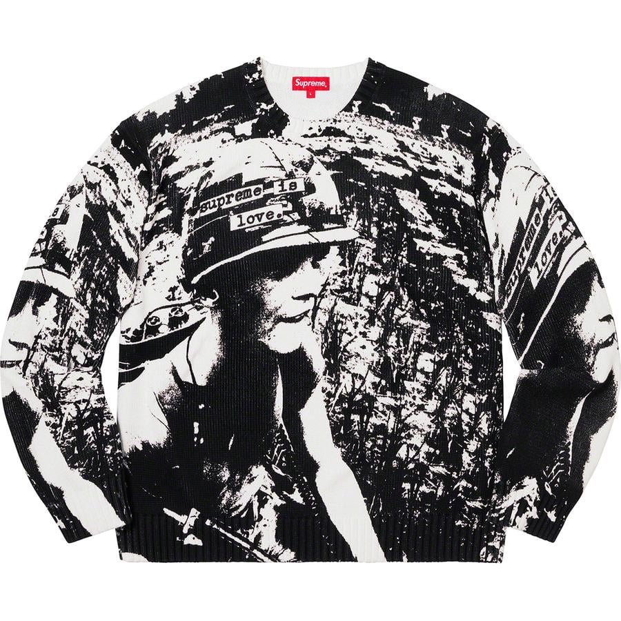 Details on Supreme is Love Sweater  from fall winter
                                                    2019 (Price is $158)