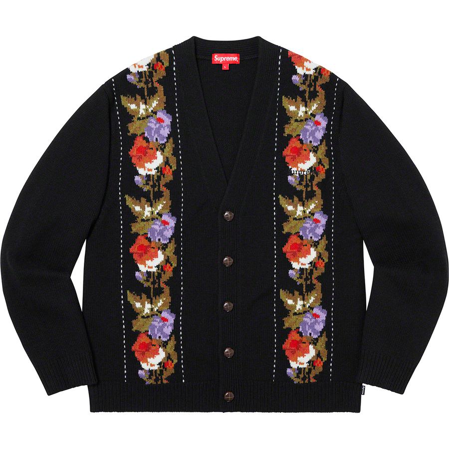 Details on Floral Stripe Cardigan  from fall winter
                                                    2019 (Price is $188)