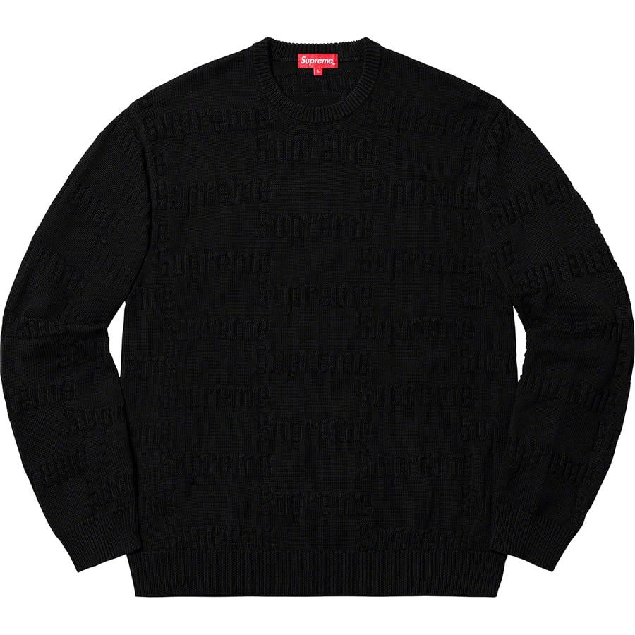 Details on Raised Logo Sweater  from fall winter
                                                    2019 (Price is $138)