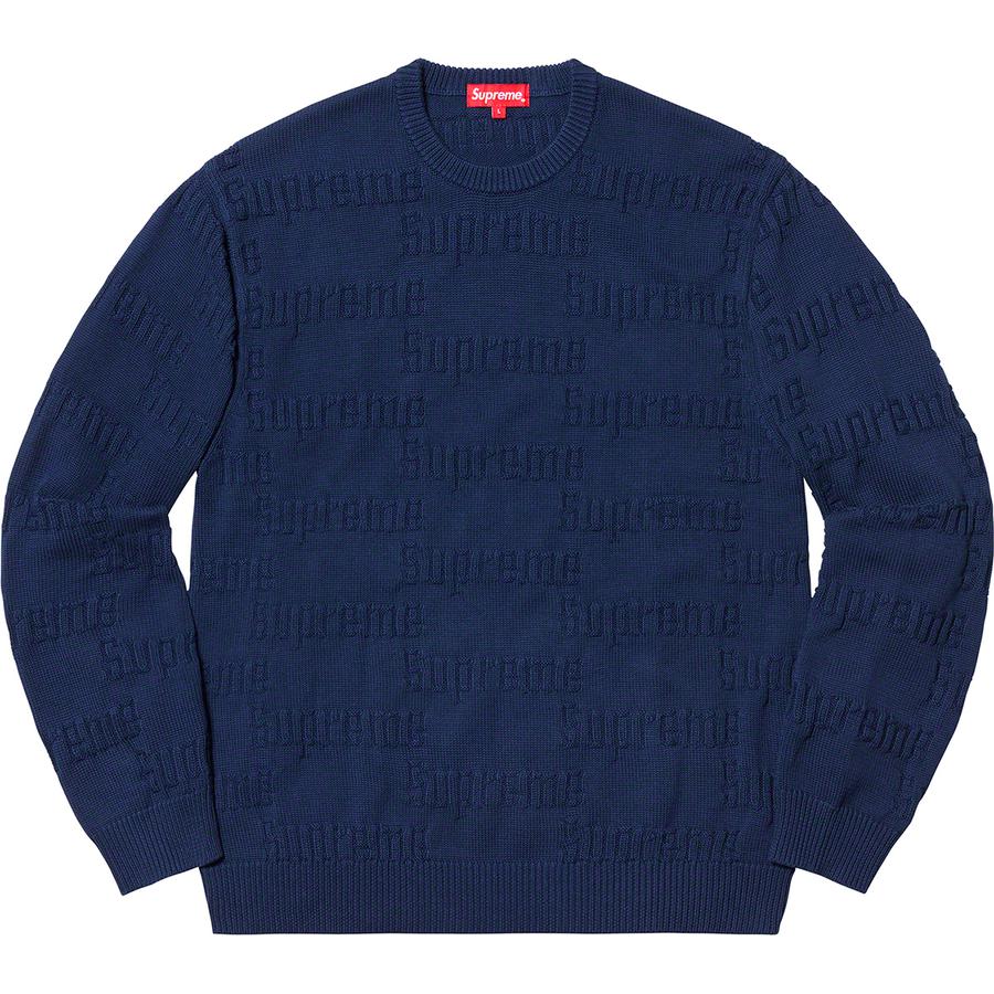 Details on Raised Logo Sweater  from fall winter
                                                    2019 (Price is $138)