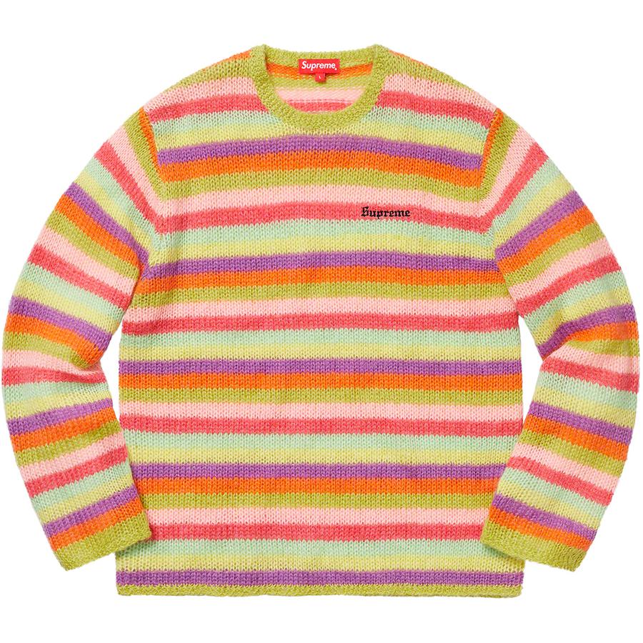 沖縄・離島除く全国届 Supreme 2019 Stripe Mohair Sweater L 通販