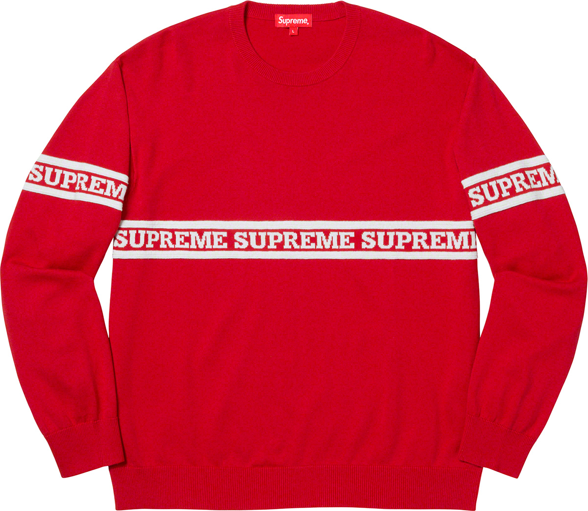 Logo Stripe Knit Top - fall winter 2019 - Supreme