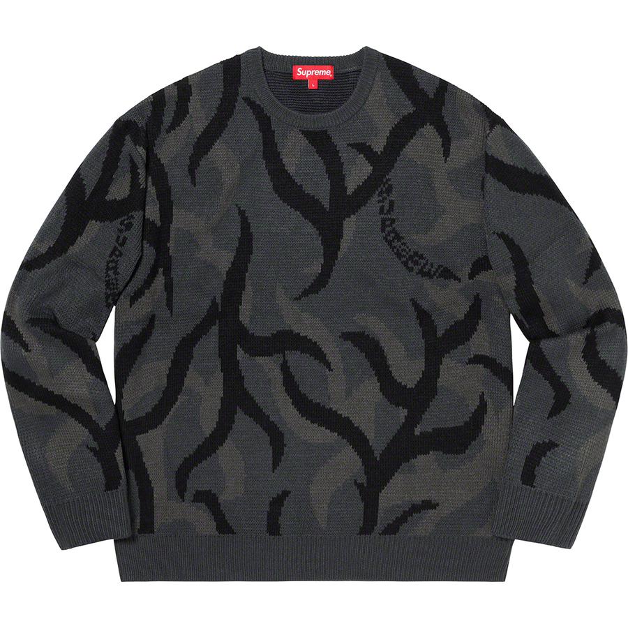 Details on Tribal Camo Sweater  from fall winter 2019 (Price is $148)