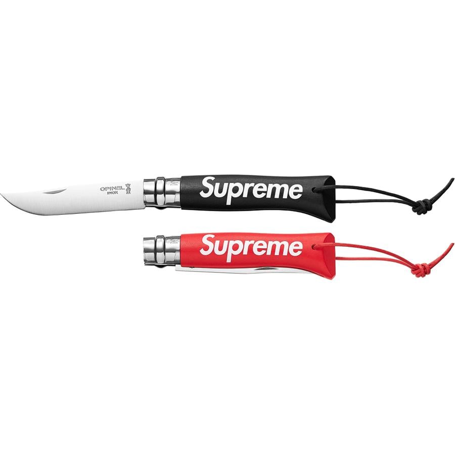 Details on Supreme Opinel No.08 Folding Knife from fall winter
                                            2020 (Price is $48)