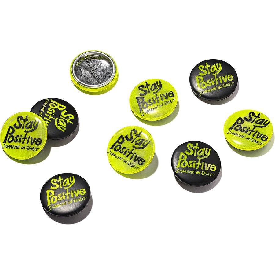 Supreme Stay Positive Button releasing on Week 17 for fall winter 20