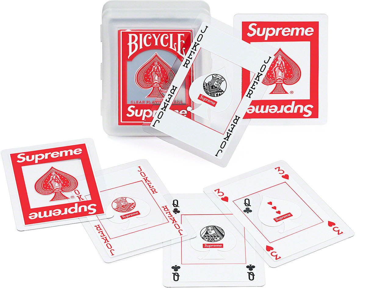 Supreme®/Bicycle® Clear Playing Cards - Supreme Community