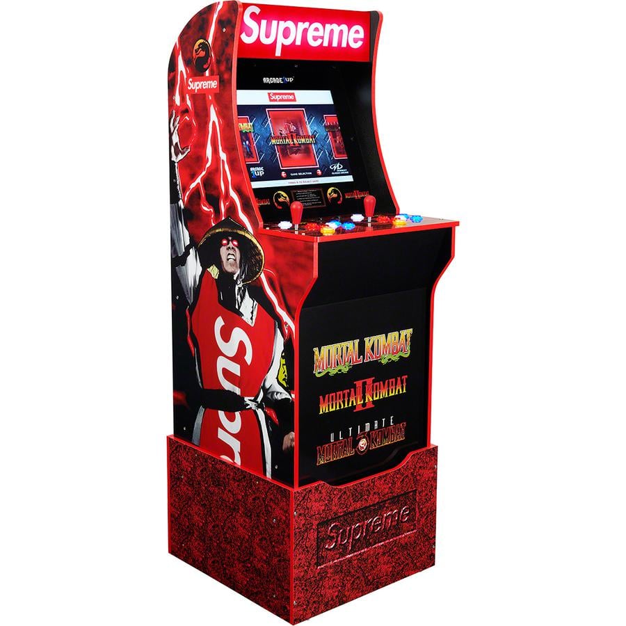 Details on Supreme Mortal Kombat by Arcade1UP from fall winter
                                            2020 (Price is $698)