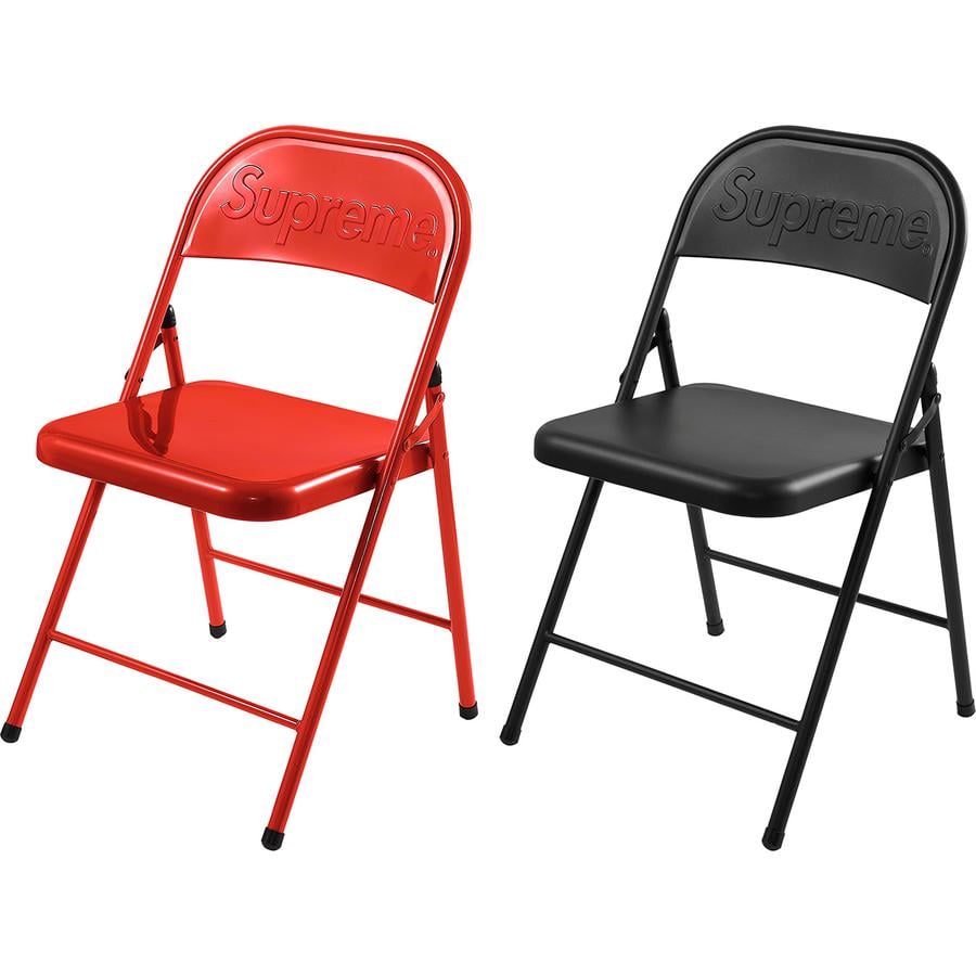 Supreme Metal Folding Chair for fall winter 20 season