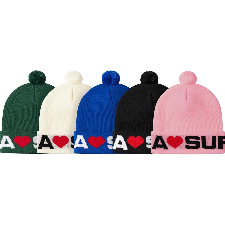 Details on Love Supreme Beanie from fall winter
                                            2020 (Price is $36)