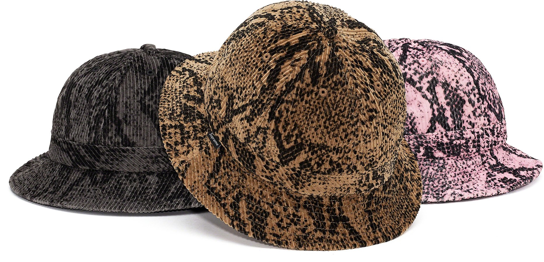 supreme snakeskin bucket hat