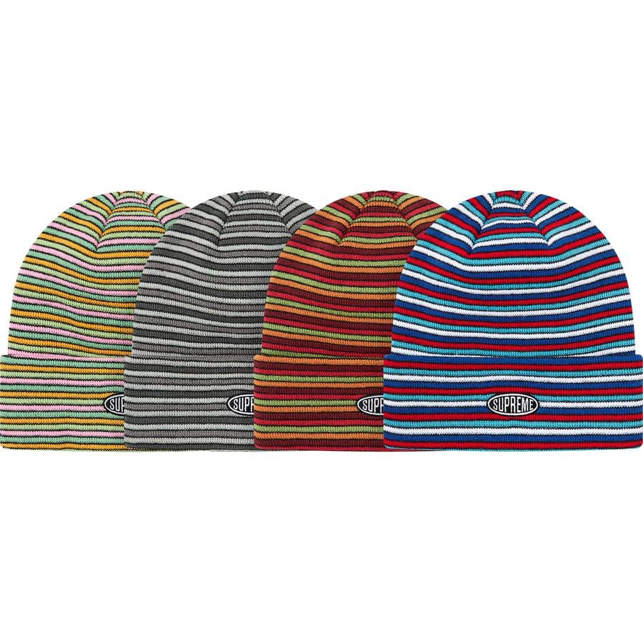 Details on Multi Stripe Beanie from fall winter
                                            2020 (Price is $36)