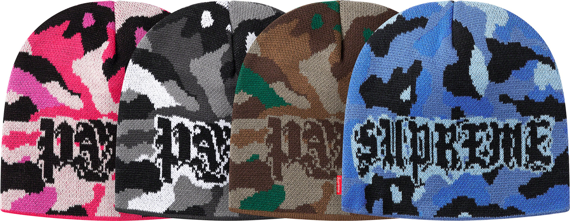 Paris Camo Beanie - fall winter 2020 - Supreme