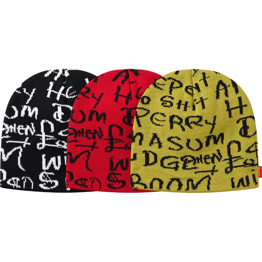 Supreme Black Ark Beanie released during fall winter 20 season