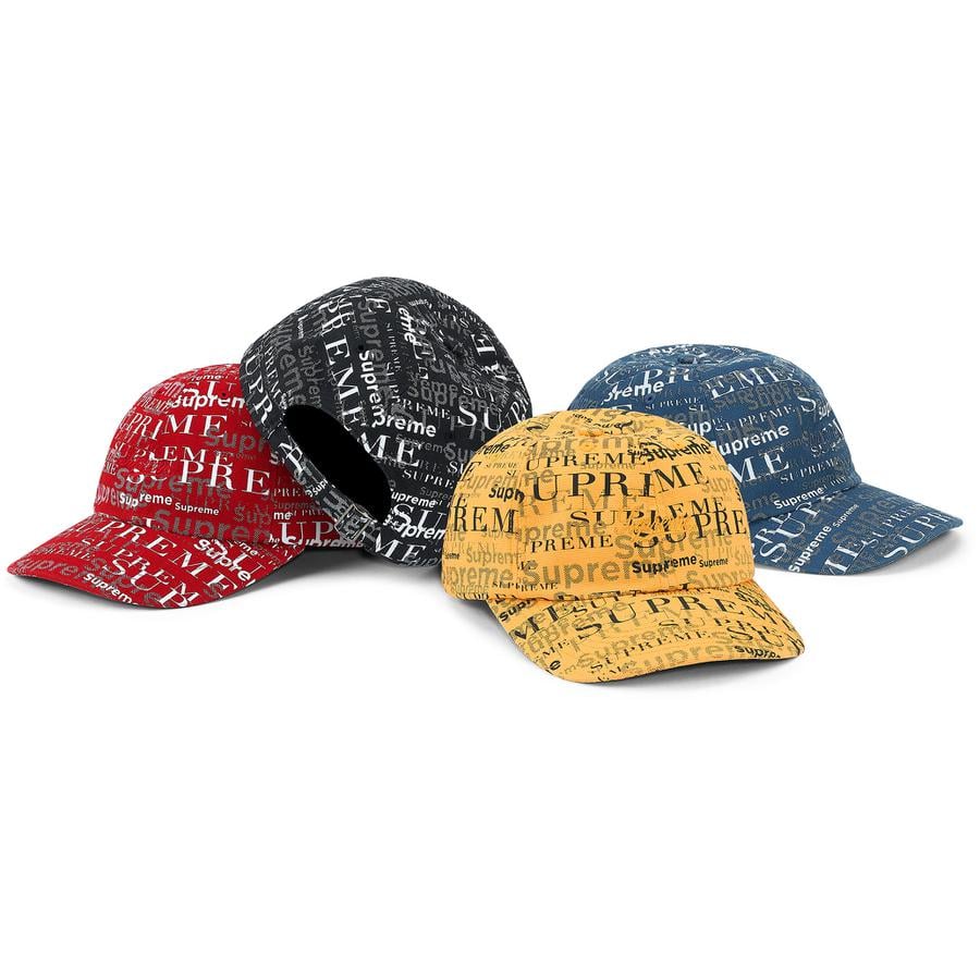 Supreme Logo Pattern 6-Panel for fall winter 20 season