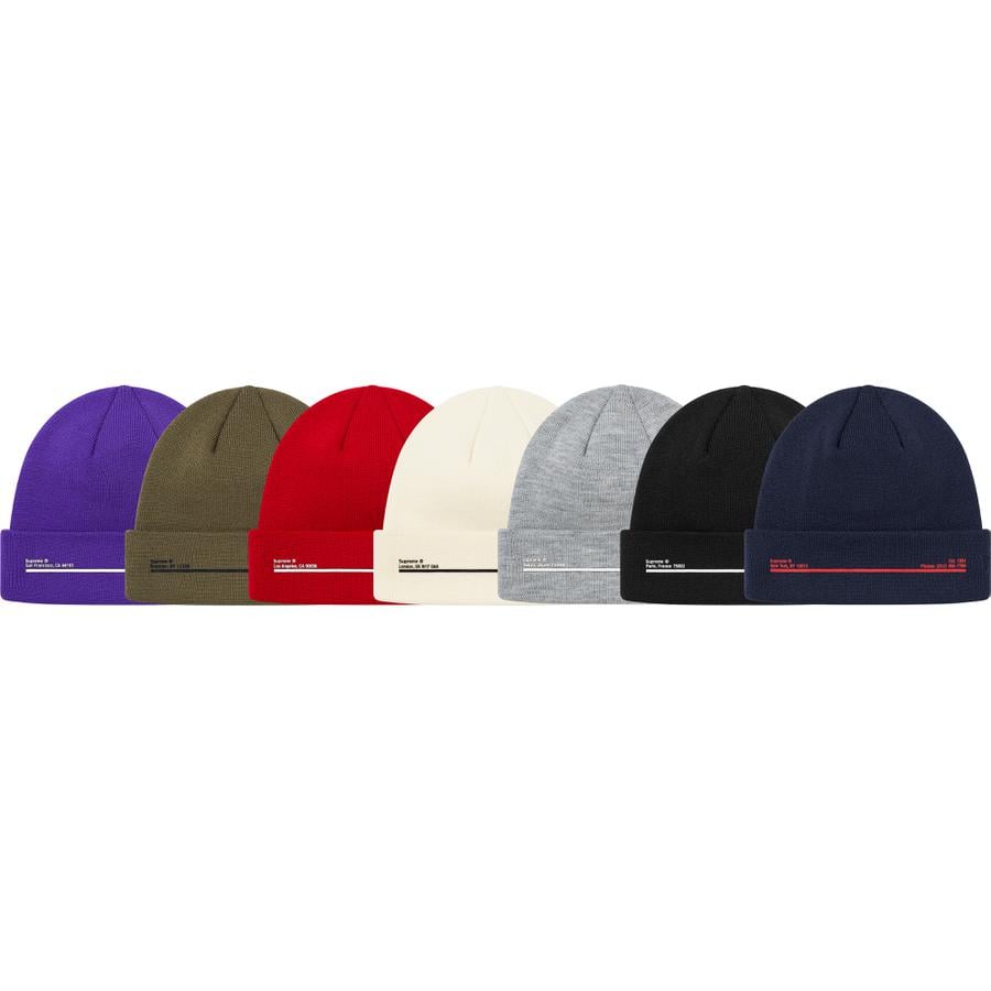 Supreme New Era Shop Beanie released during fall winter 20 season