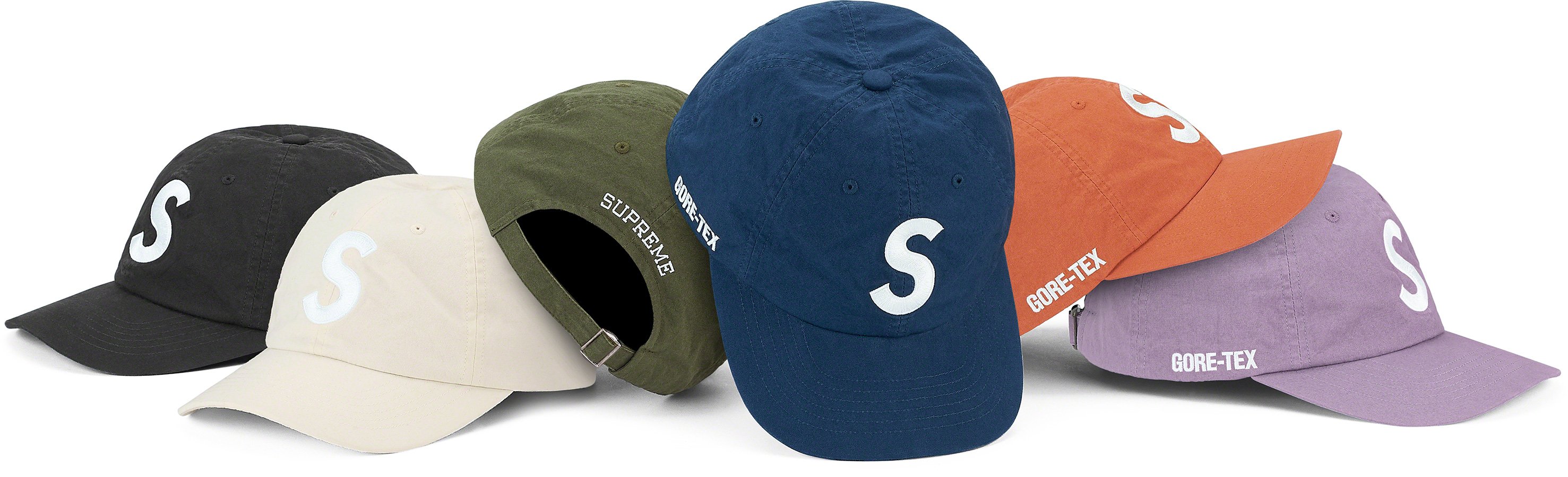 Supreme GORE-TEX S Logo 6-Panel Cap 20fw