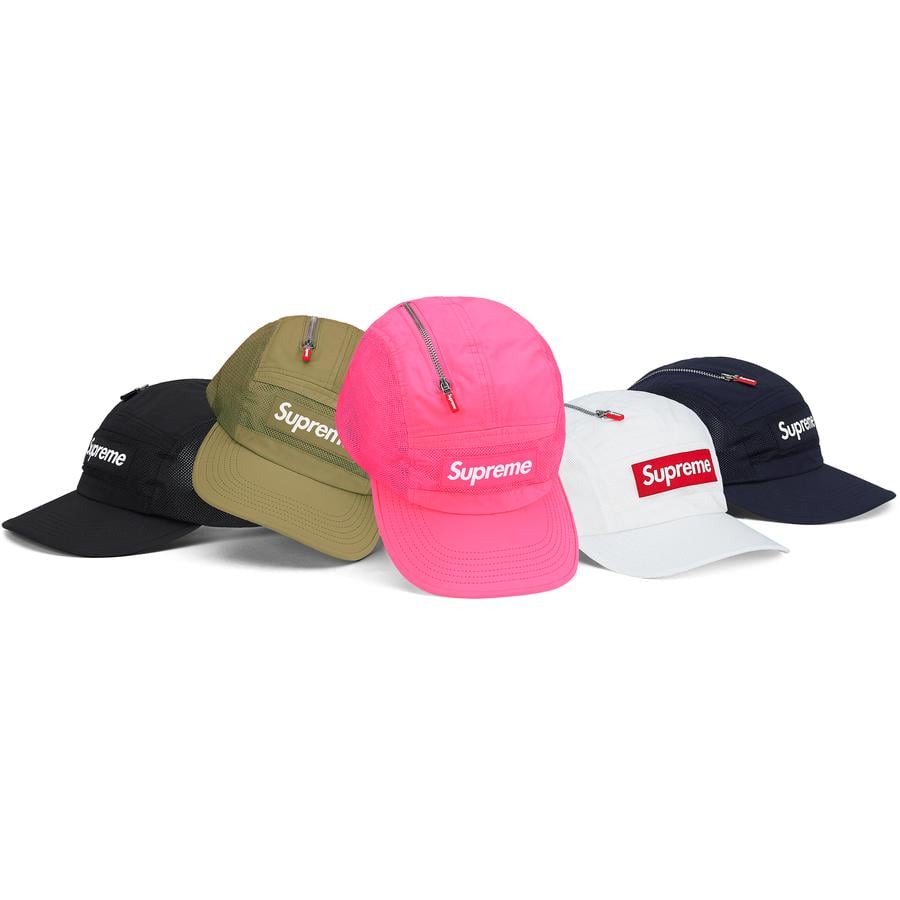 Supreme Zip Mesh Camp Cap for fall winter 20 season