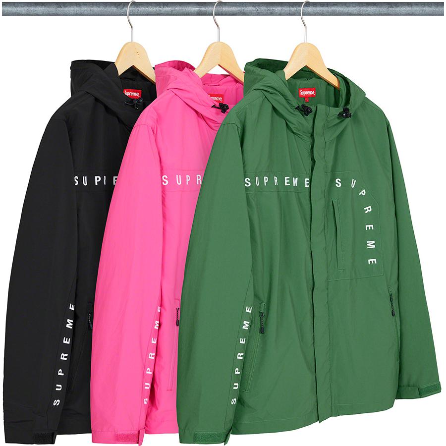 Supreme Curve Logos Ripstop Jacket for fall winter 20 season