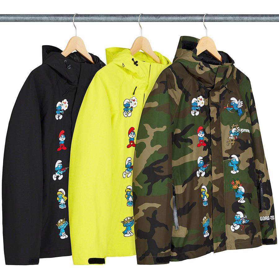 Supreme Supreme Smurfs™ GORE-TEX Shell Jacket releasing on Week 1 for fall winter 20