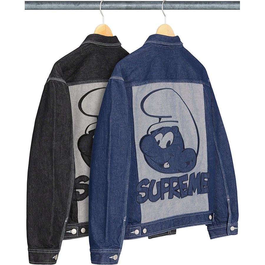 Supreme Supreme Smurfs™ Denim Trucker Jacket releasing on Week 1 for fall winter 2020