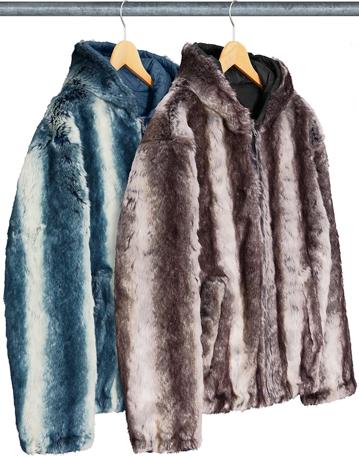 女の子向けプレゼント集結 supreme faux fur reversible jacket
