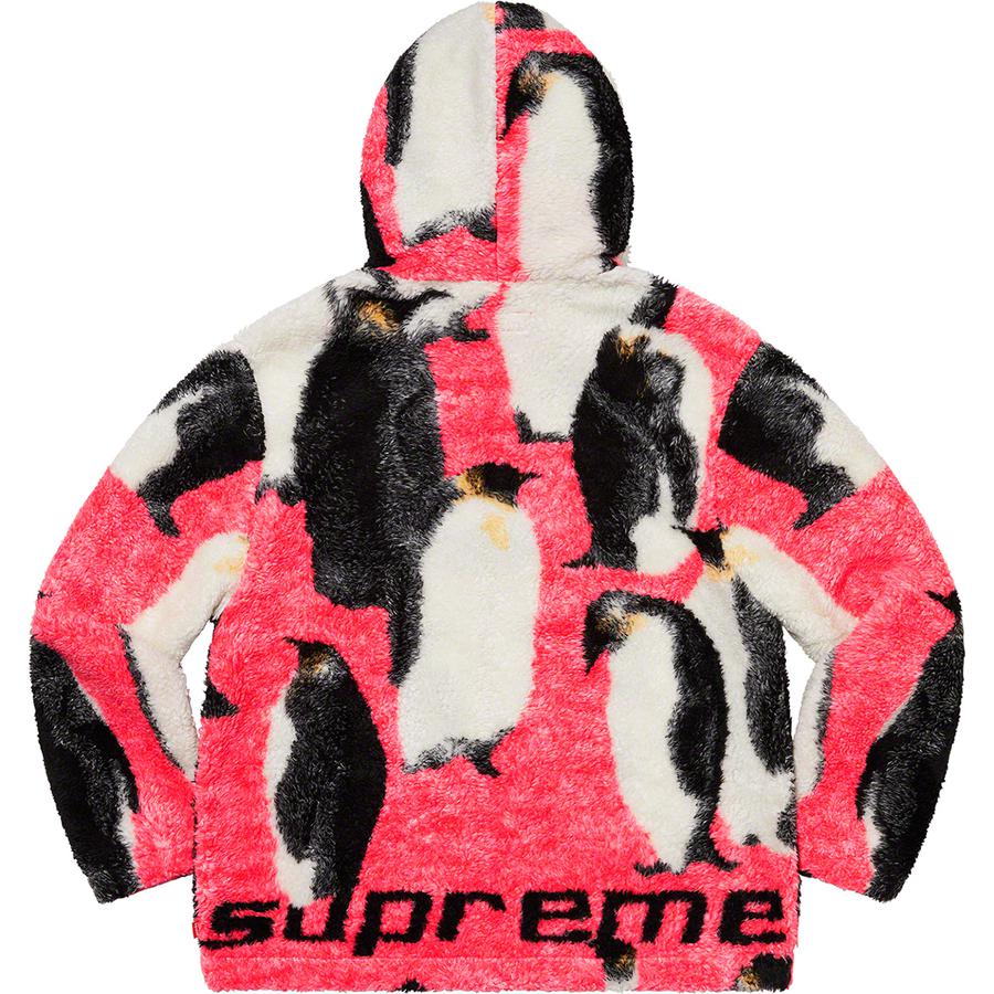 Supreme Penguins Hooded Fleece Jacket (FW20) - $198