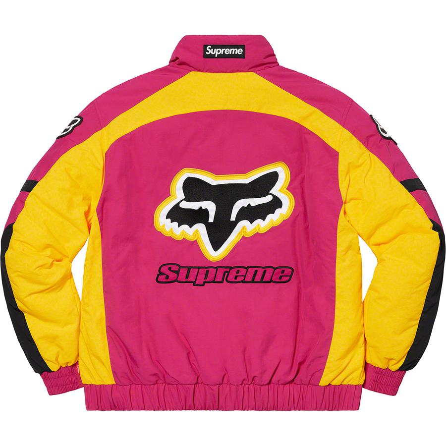 Details on Supreme Fox Racing Puffy Jacket  from fall winter
                                                    2020 (Price is $248)