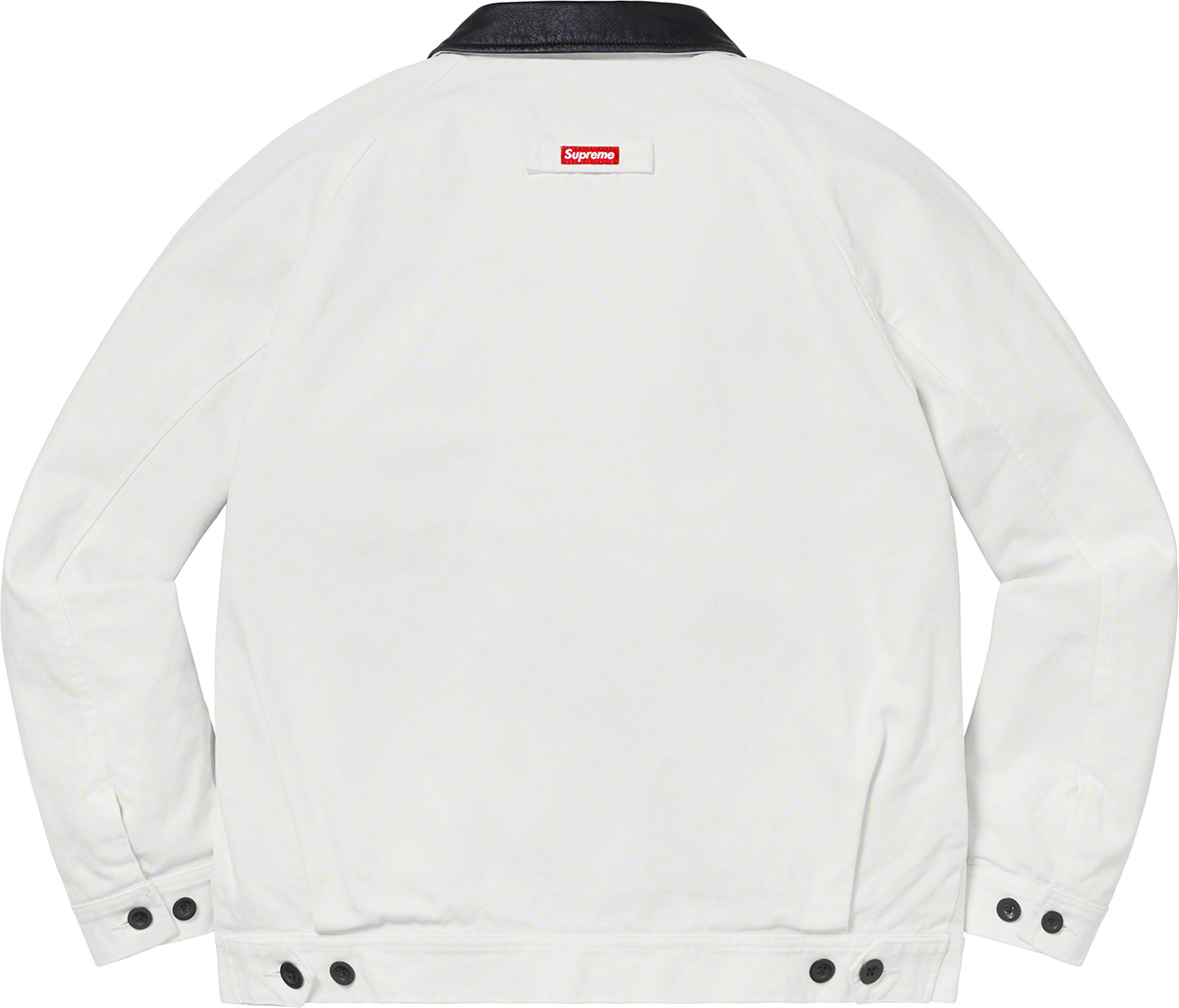 在庫あ即納 Supreme - Supreme Leather Collar Work Jacketの通販 by