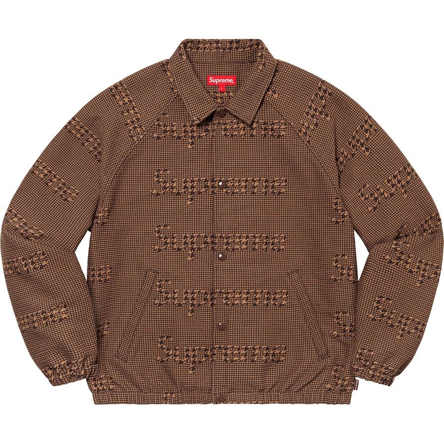 Details on Houndstooth Logos Snap Front Jacket  from fall winter
                                                    2020 (Price is $168)