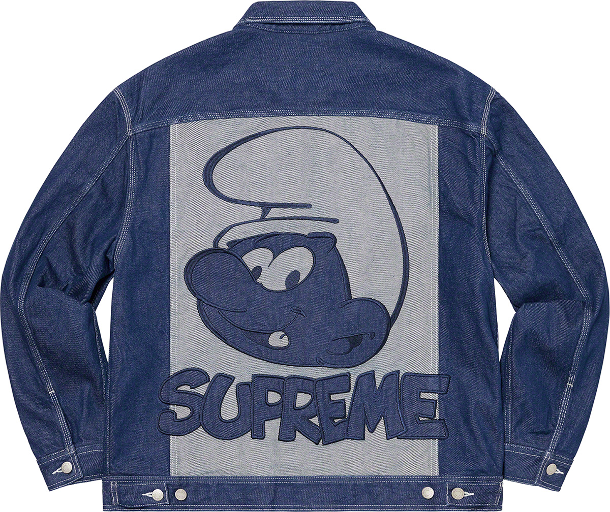 Supreme x Smurfs Denim Trucker Jacket - Farfetch